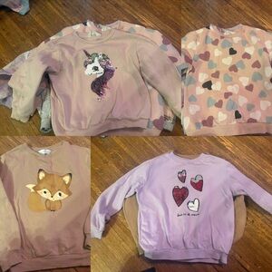 New& Gently used H&M sweatshirt bundle (sz 8-10)